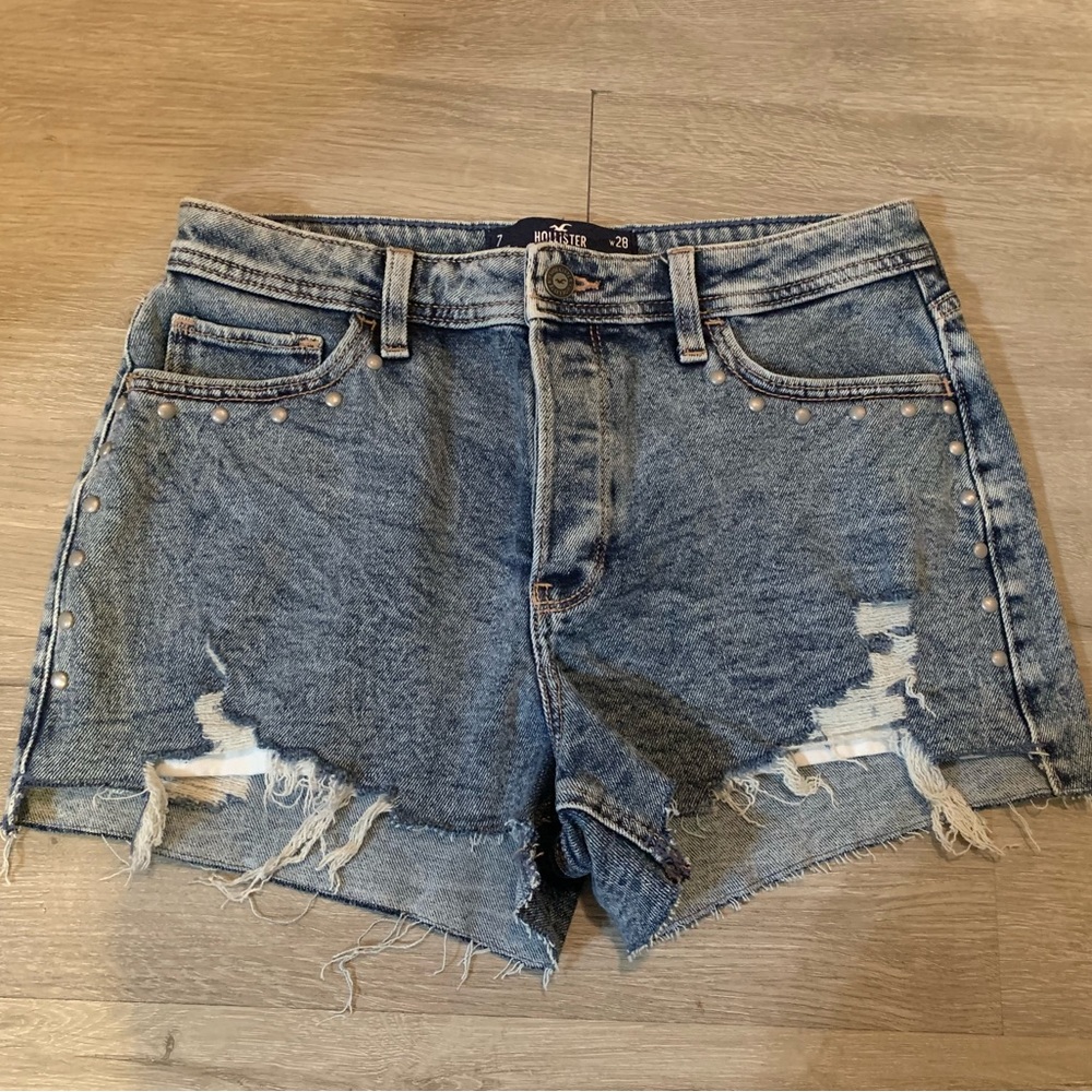 New Womens Hollister Jean Shorts